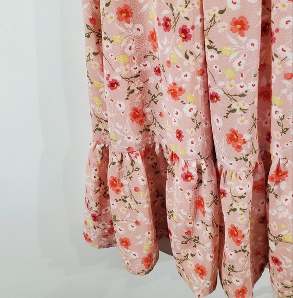 NICOLE MILLER Floral Halter Dress Size 8 Flowy  Countryside Peasant - Picture 4 of 8